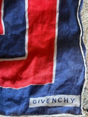 Givenchy Scarf Hand Rolled 100% Cotton
